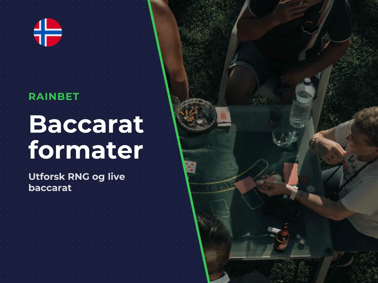 Online casino versus live casino-format. Baccarat