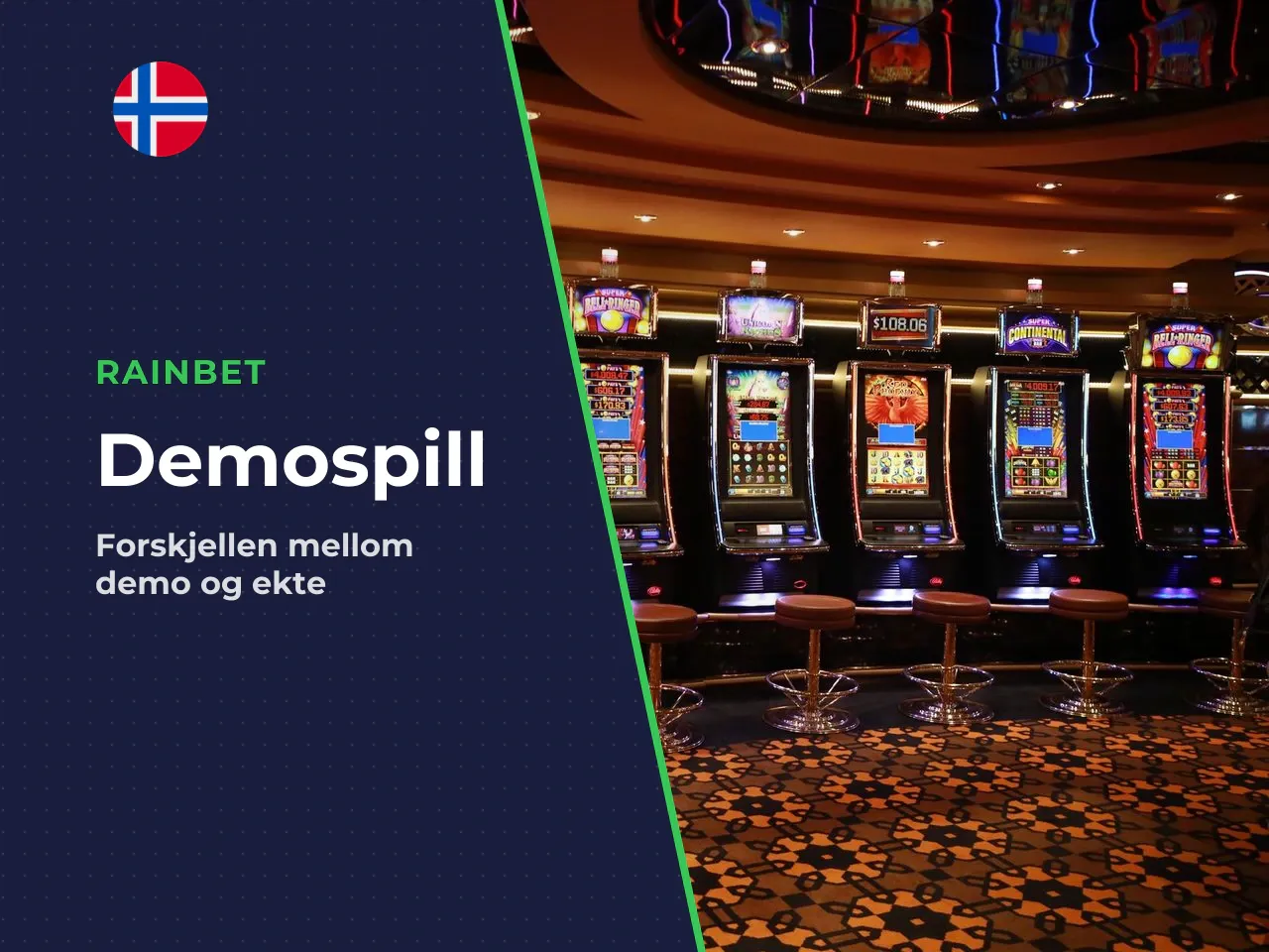 Forskjellen mellom demo og ekte penger