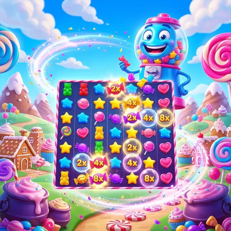 Sugar Rush slot online demo, gratis