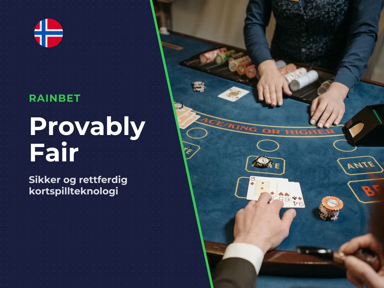 Rettferdighet, transparens og spillersjekker. Rainbet Originals