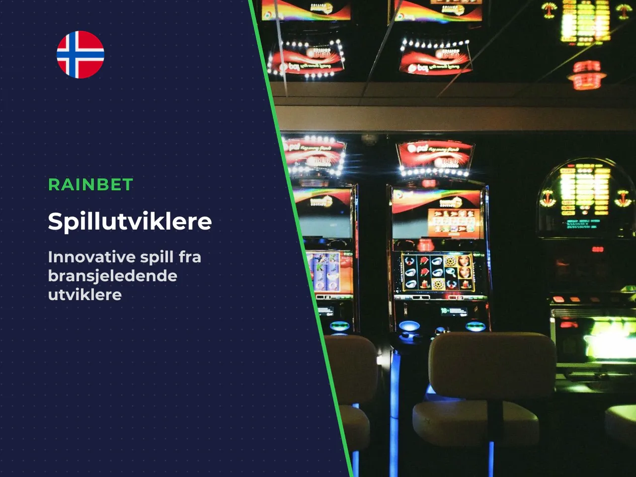 Leverandører Pragmatic Play, Hacksaw Gaming m.fl