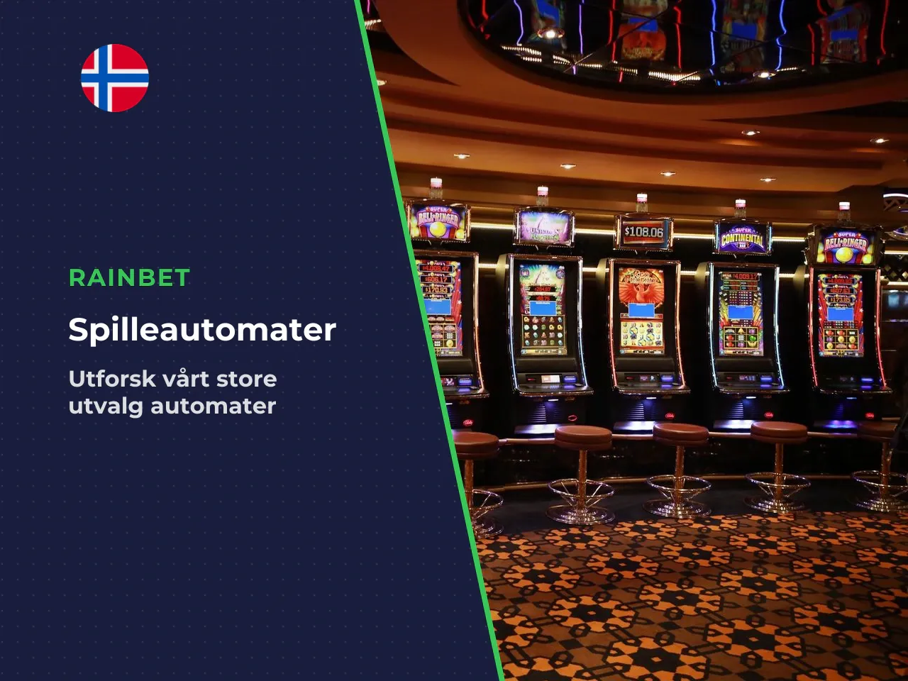 Slots, bordspill og populære titler. Spilleautomatutvalget