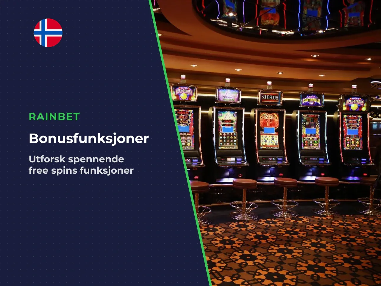 Bonus features free spins, multipliers og