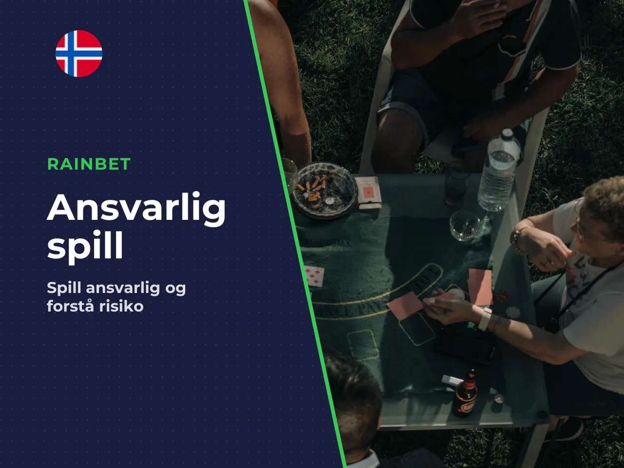 Viktig advarsel om økonomisk risiko. Baccarat
