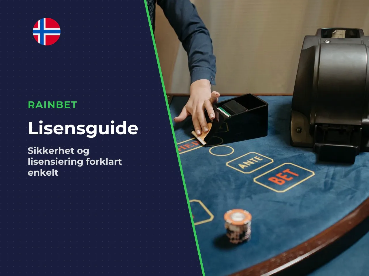 Anjouan-lisensen bekrefter at operatøren er registrert