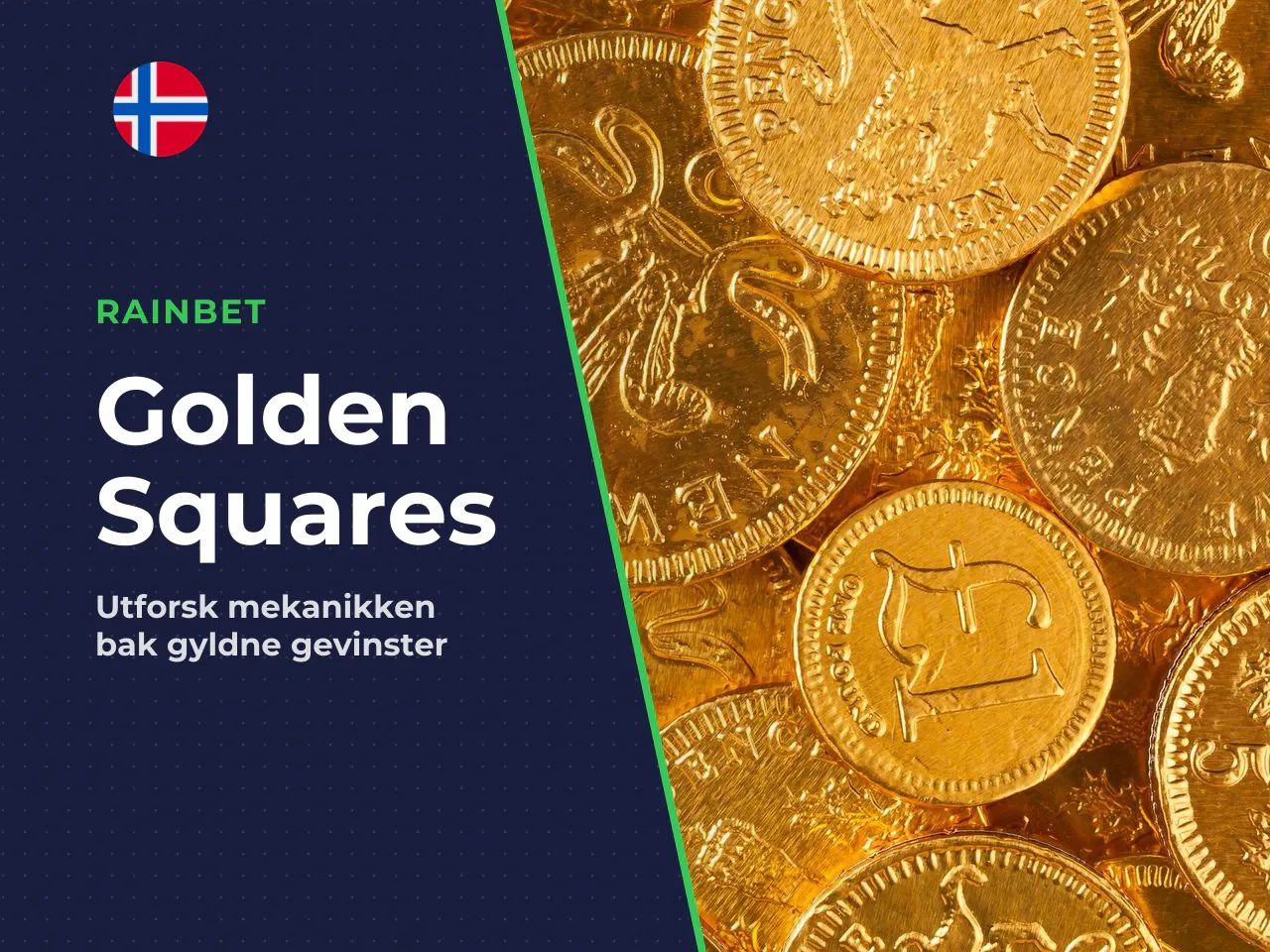 Golden Squares og myntgevinster. Når du