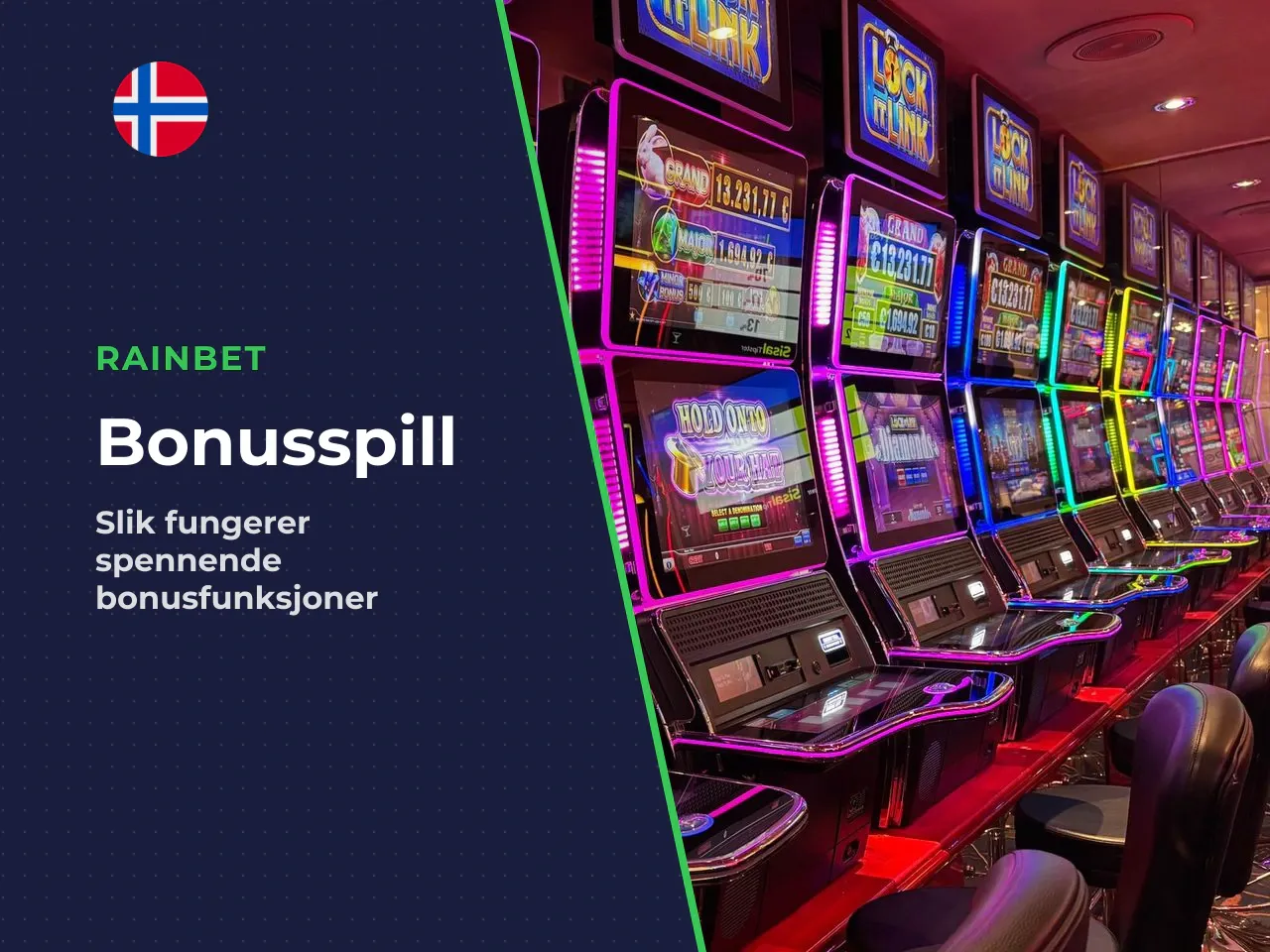 Når bonus game aktiveres og hva